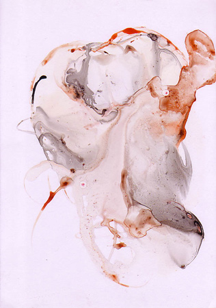 01 - Encre sur rhodo�d - 21 x 29 cm