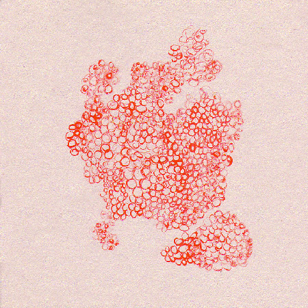01 - Linel sur papier - 14 x 14 cm